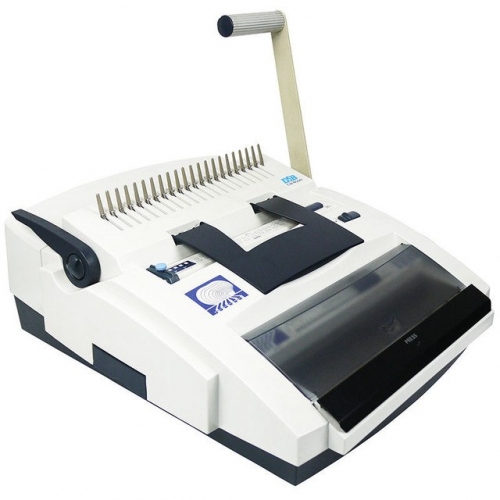 Masina electrica de perforat si legat cu spira de plastic si metal CW4500, indosariat